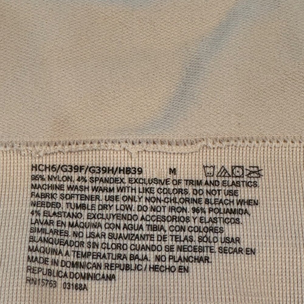 Fruit Of The Loom Comfort Flex Fit Wireless Sports Bra M DHHB39 Soft Taupe NWT - Picture 6 of 9